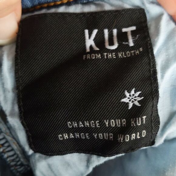 Kut from the Kloth Mia high rise skinny, 90% cotton denim jeans, sz 8 - Picture 11 of 11